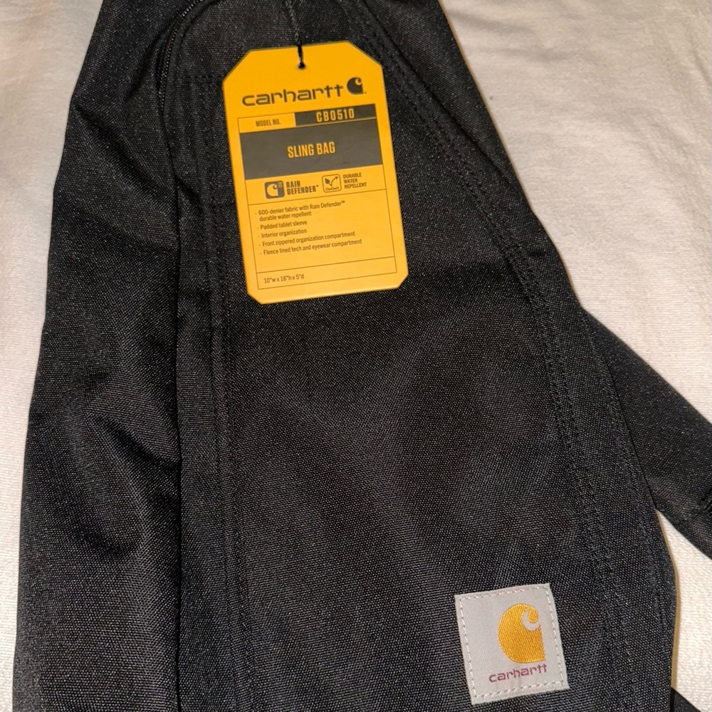 Carhartt Black Sling Backpack